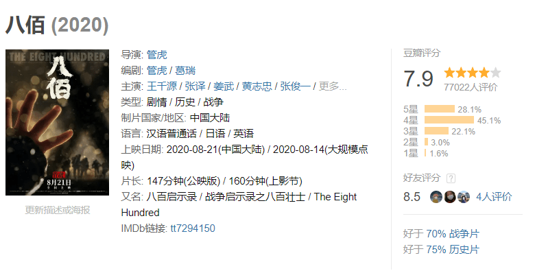 八佰最新评分，小巷深处的独特风味探秘之旅
